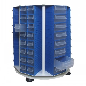 72 Drawer Rotary Desktop Storage Unit